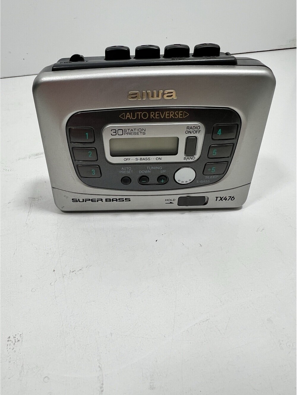 AIWA HS-TX476 AM/FM Radio Cassette Player Walkman Tested Works